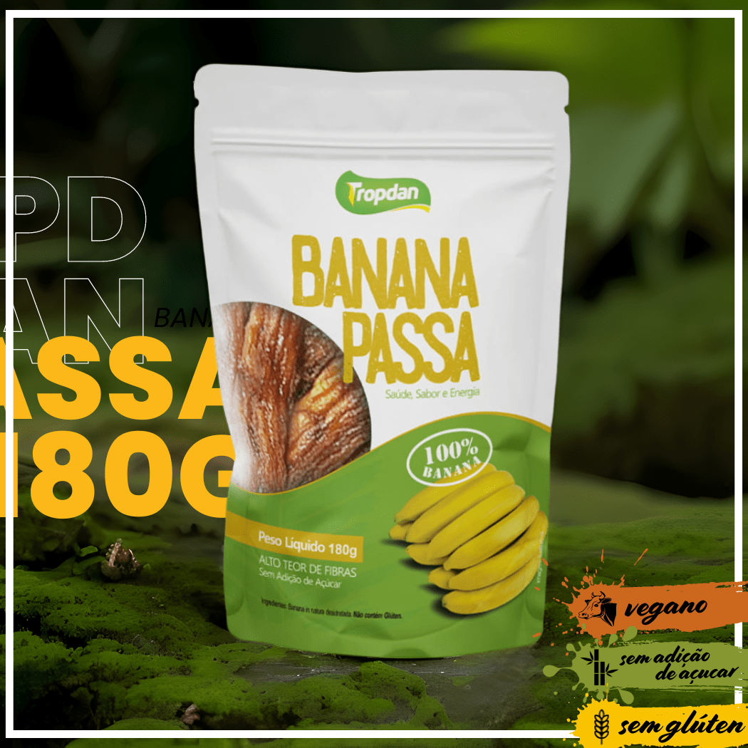 Banana Passa Pacote 180g