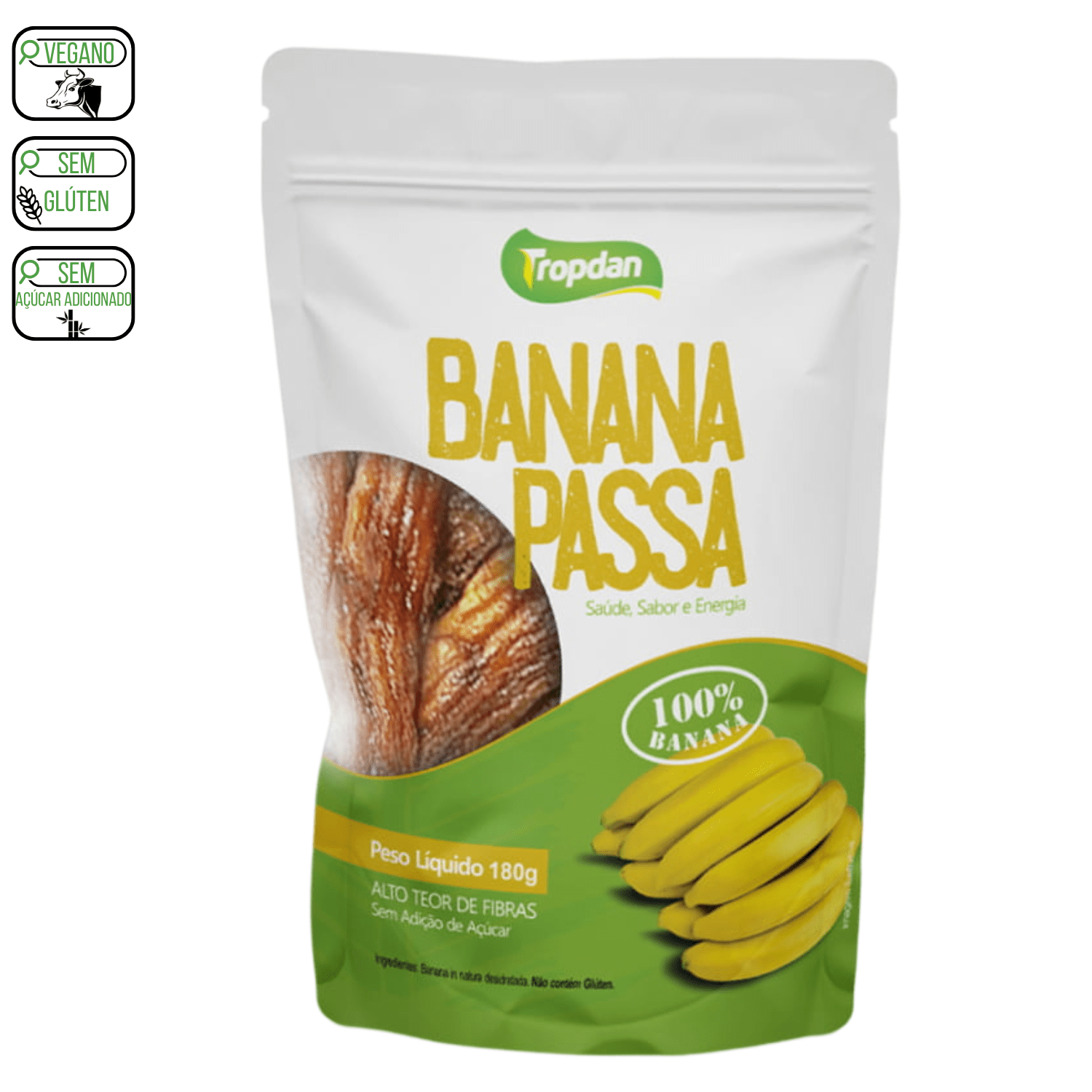 Banana Passa Pacote 180g