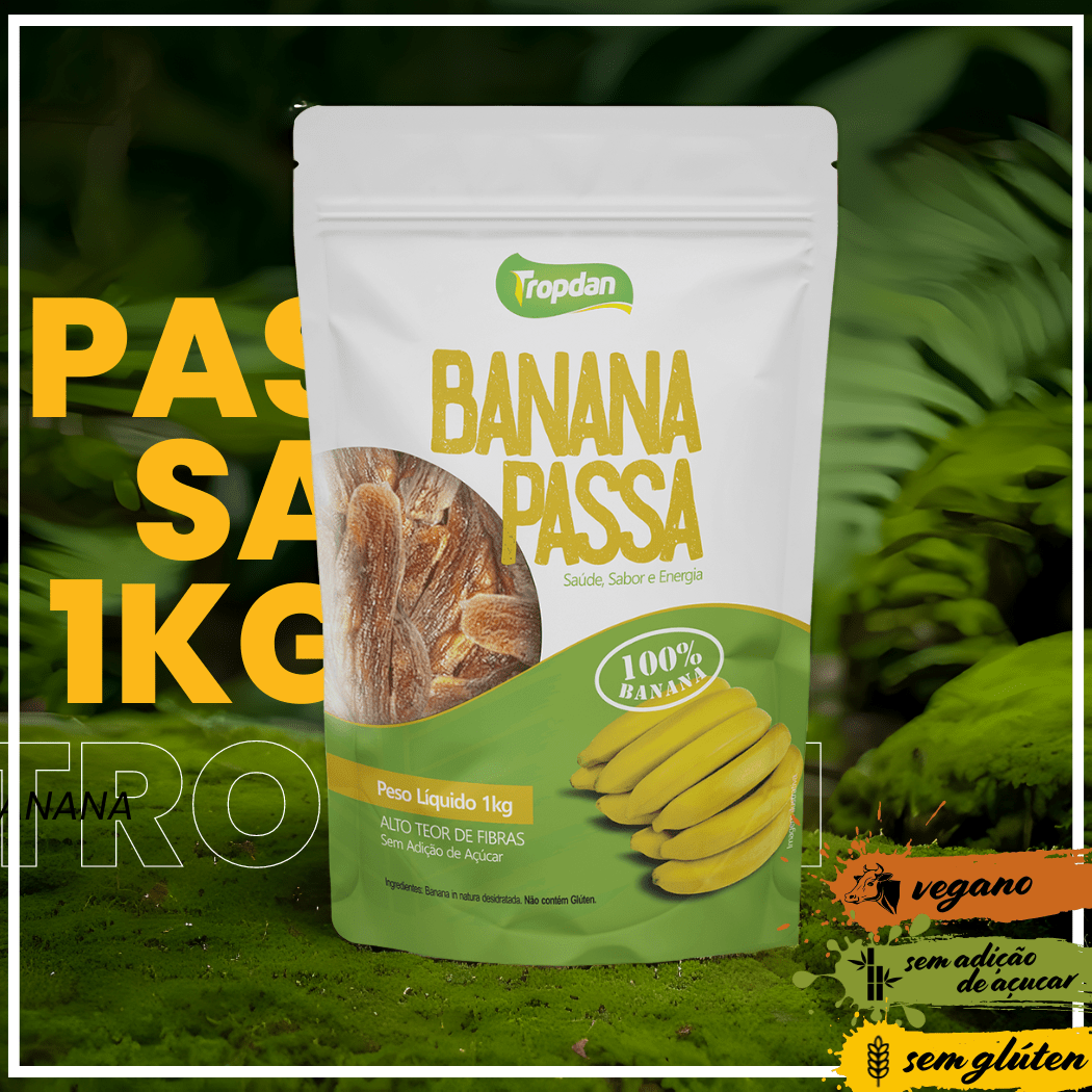 Banana Passa Pacote 1KG