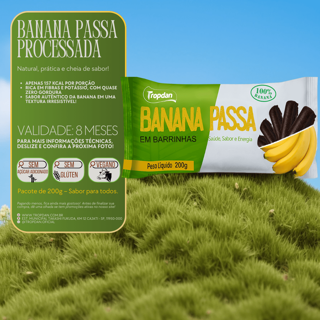 Banana Passa Pacote 200g