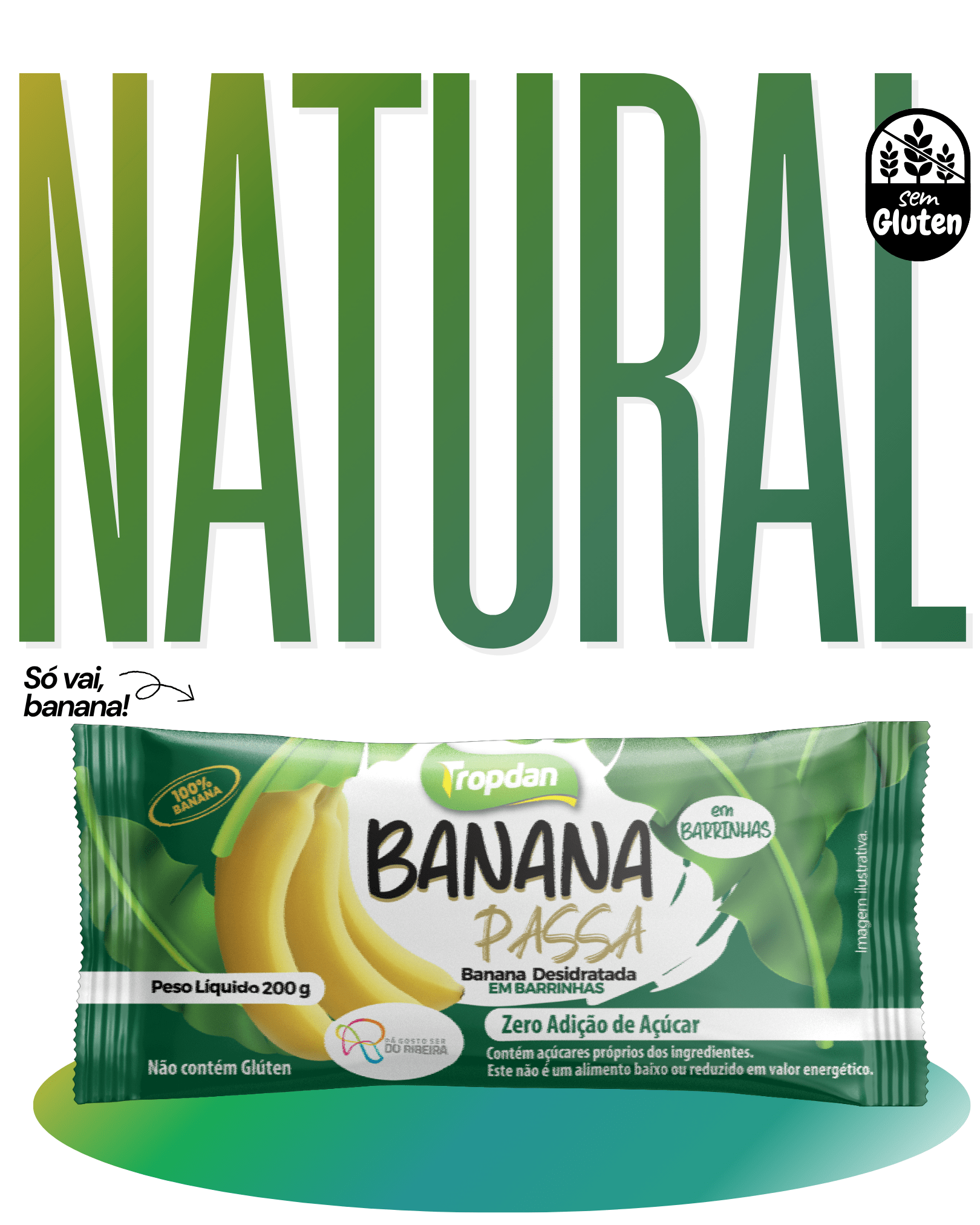 Banana Passa Pacote 200g