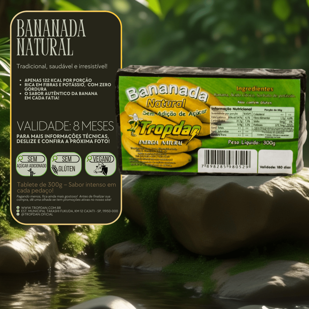 Bananada tradicional 300g