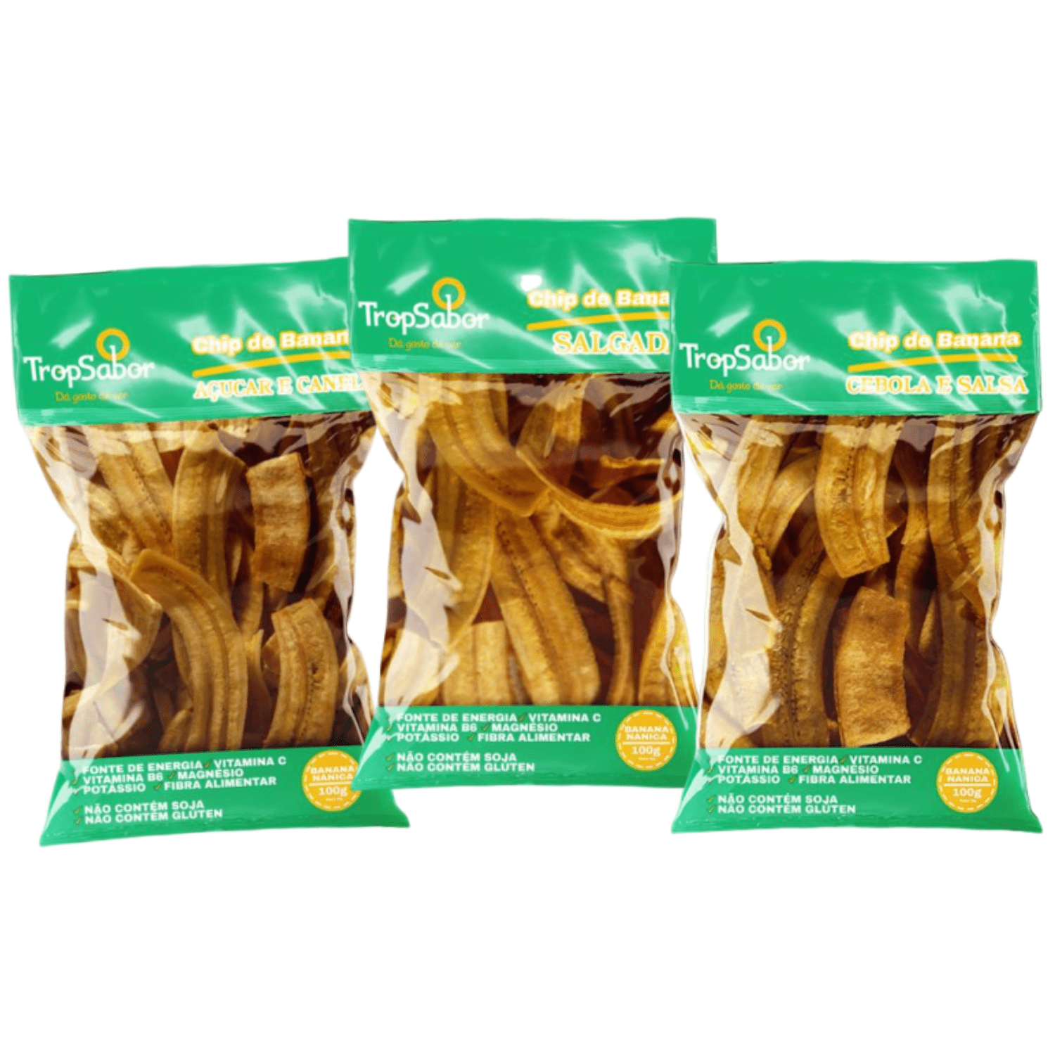 Banana Chips 100g  - Vegana sem Glúten