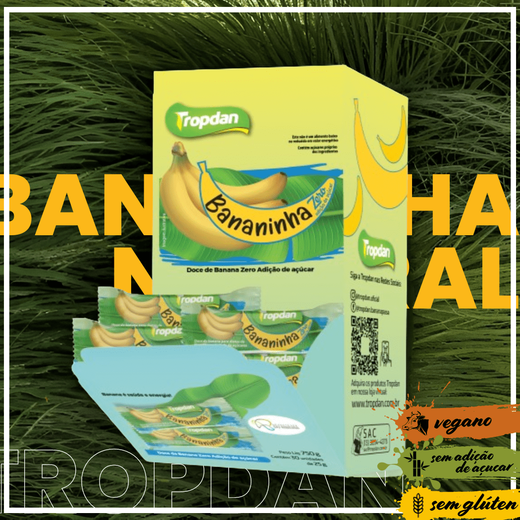 Bananinha sem adição de açúcar 25g - Display com 30 unidades