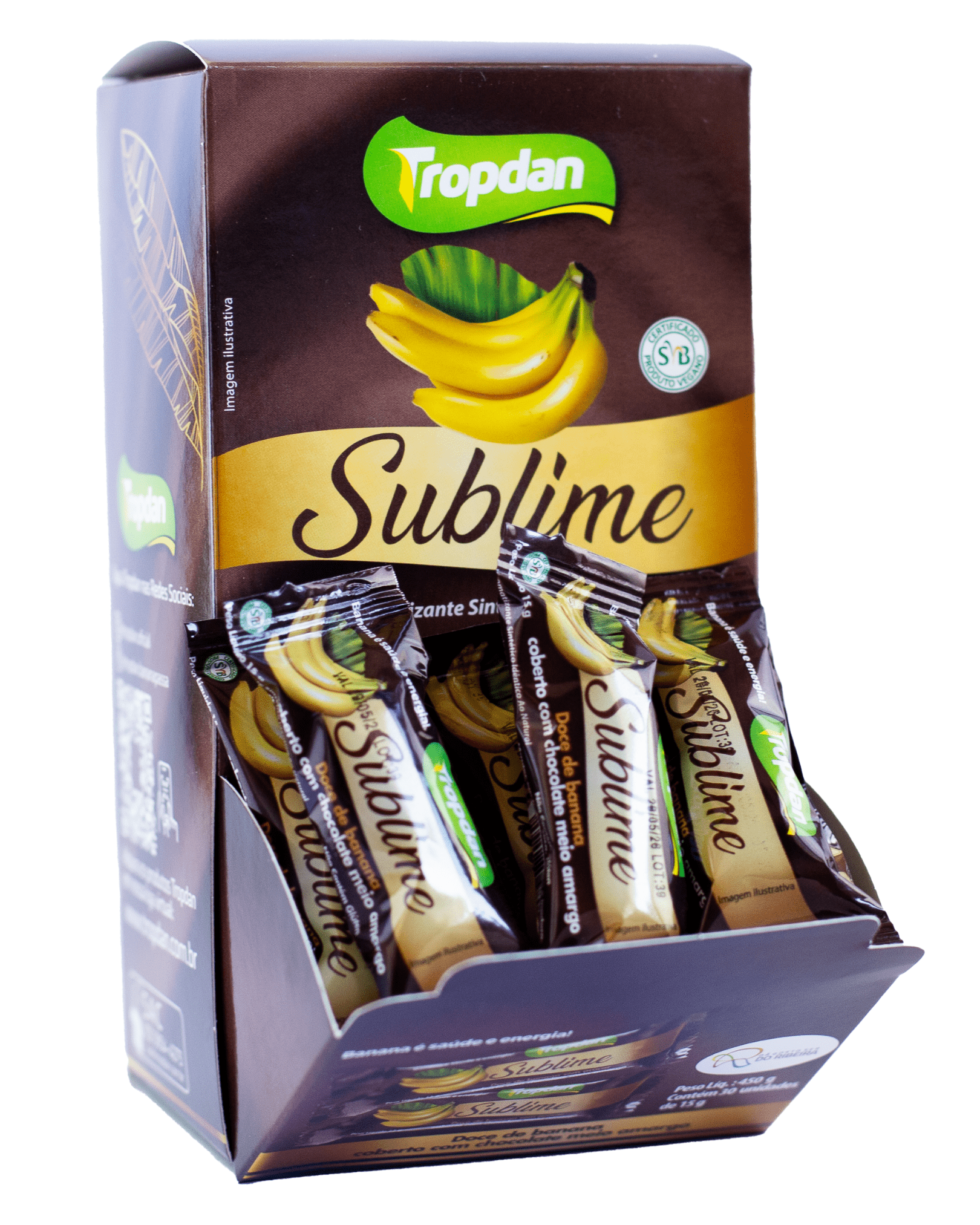 Sublime (doce de banana com chocolate meio amargo) - Display