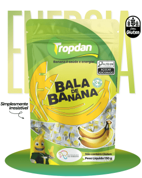 Bala de Banana com Adição de Açúcar - 150g Bala de Banana com Adição de Açúcar - 150g