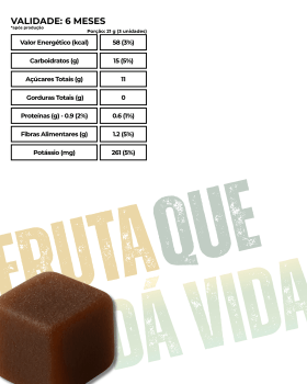 Bala de Banana Sem adição de Açúcar - 120g