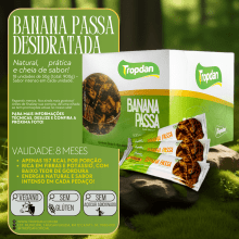 Banana Passa - Display com 18 unidades de 50g