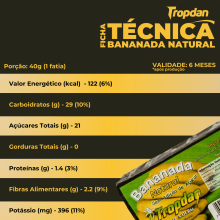 Bananada Tradicional Tablete 300g