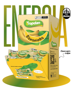 Bananinha com adição de açúcar - Display com 25 unidades de 25g Bananinha com adição de açúcar - Display com 25 unidades de 25g