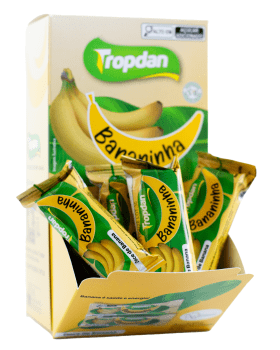 Bananinha com adição de açúcar - Display com 25 unidades de 25g