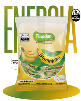 Bananinha com adição de açúcar - Pacote com 6 unidades de 25g Bananinha com adição de açúcar - Pacote com 6 unidades de 25g