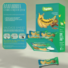 Bananinha Tropdan Com Canela 30 uni - 25g