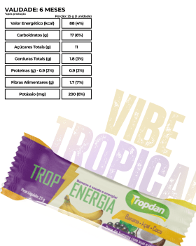 TropEnergia - Doce de Banana com Açaí e Coco TropEnergia - Doce de Banana com Açaí e Coco