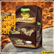 Sublime - Doce De Banana S/ Açúcar Coberto Chocolate Meio Amargo Display 30 unidades