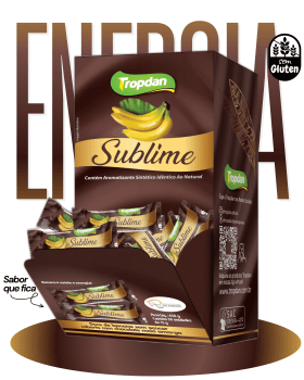 Sublime - Doce De Banana S/ Açúcar Coberto Chocolate Meio Amargo Display 30 unidades Sublime - Doce De Banana S/ Açúcar Coberto Chocolate Meio Amargo Display 30 unidades