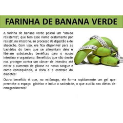 Farinha de banana verde 500g