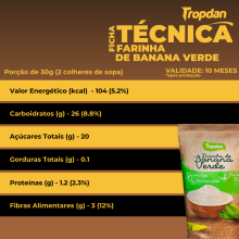 Farinha de Banana Verde 500g