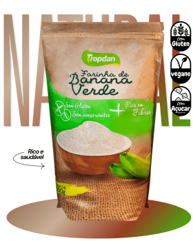 Farinha de Banana Verde - 500g Farinha de Banana Verde - 500g