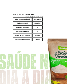Farinha de Banana Verde - 500g Farinha de Banana Verde - 500g