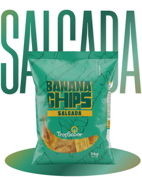 Banana Chips 70g - Vegana sem Glúten
