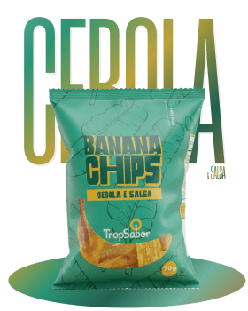 Banana Chips 70g - Vegana sem Glúten