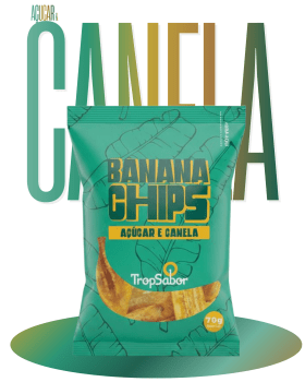 Banana Chips 70g - Vegana sem Glúten