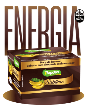 Sublime - Doce De Banana S/ Açúcar Coberto Chocolate Meio Amargo Display 10 unidades Sublime - Doce De Banana S/ Açúcar Coberto Chocolate Meio Amargo Display 10 unidades